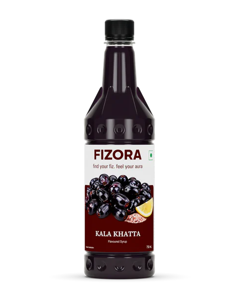 FIZORA Kala Khatta flavoured syrup, 750 ml